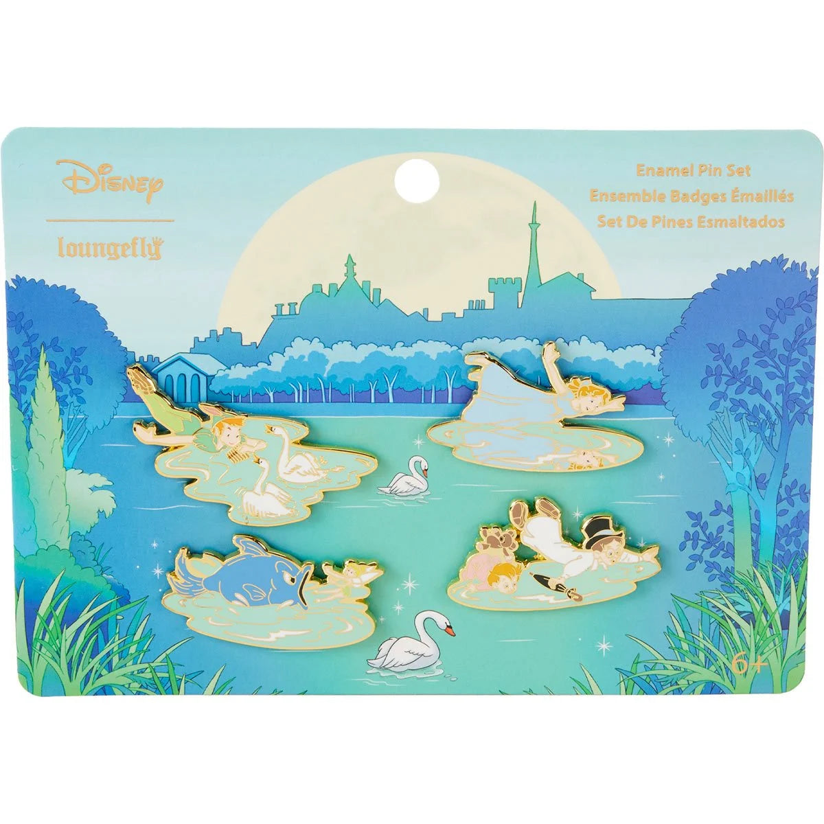 Peter Pan "You Can Fly" 4-Piece Pin Set