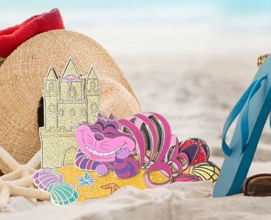 Beach Bum Pin - Cheshire Cat