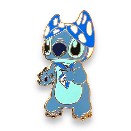 Stitch with Bikini Top on Head Pin