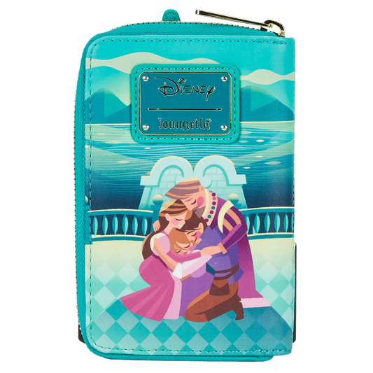 Tangled Rapunzel Castle Glow in the Dark Zip Around Wallet